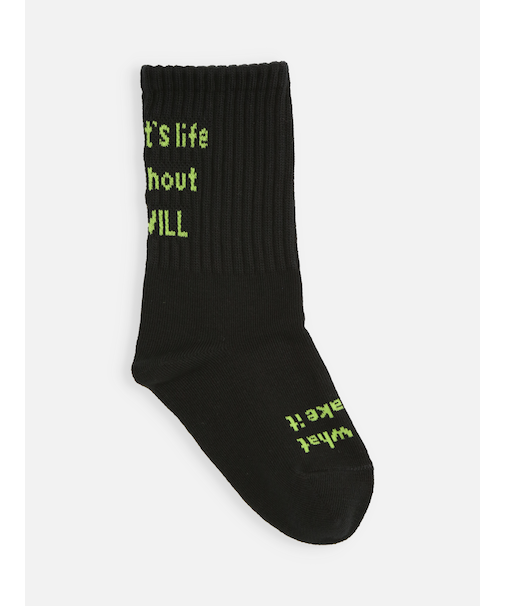 キッズ メッセージロゴソックス16～18cm