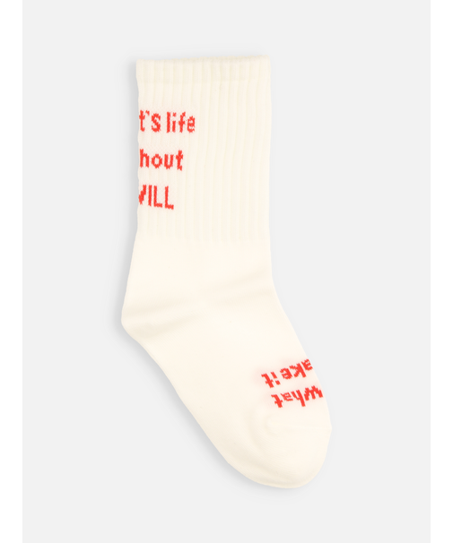 キッズ メッセージロゴソックス16～18cm