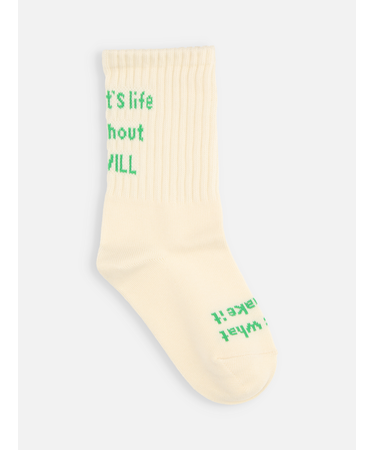 キッズ メッセージロゴソックス16～18cm