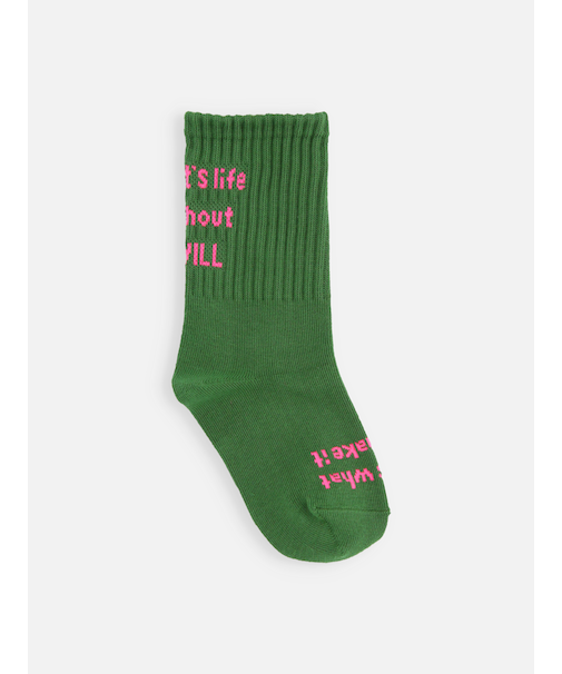 キッズ メッセージロゴソックス16～18cm