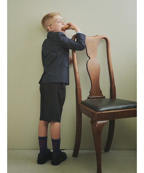 キッズ メッセージロゴソックス16～18cm