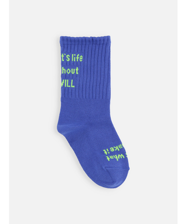 キッズ メッセージロゴソックス16～18cm