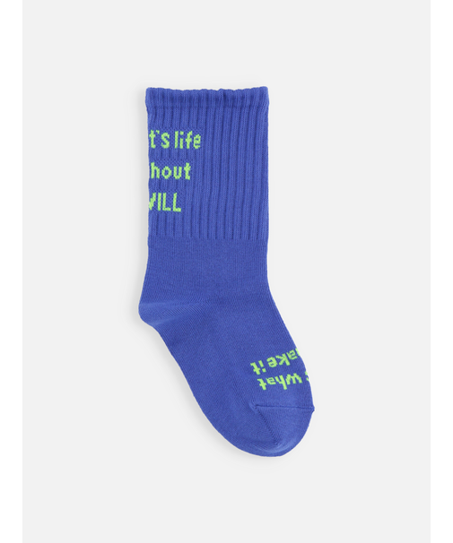 キッズ メッセージロゴソックス16～18cm