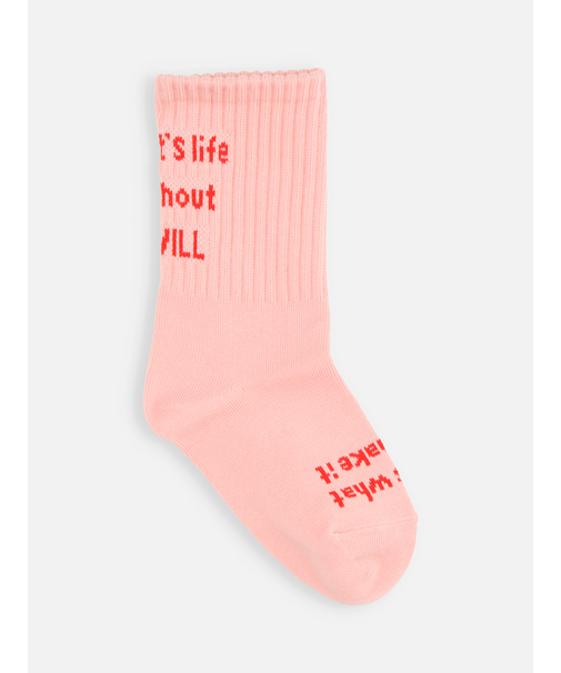 キッズ メッセージロゴソックス16～18cm