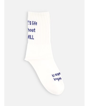 キッズ メッセージロゴソックス / 19-21cm