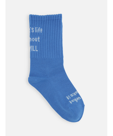 キッズ メッセージロゴソックス19～21cm