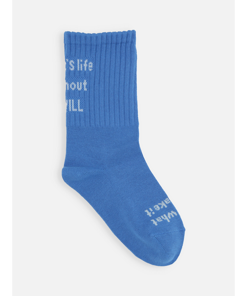 キッズ メッセージロゴソックス19～21cm