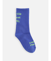 キッズ メッセージロゴソックス19~21cm