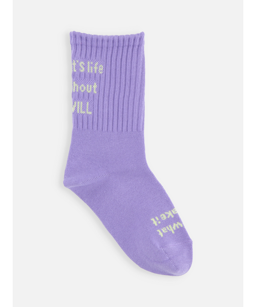 キッズ メッセージロゴソックス19～21cm