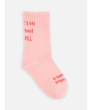 キッズ メッセージロゴソックス19~21cm