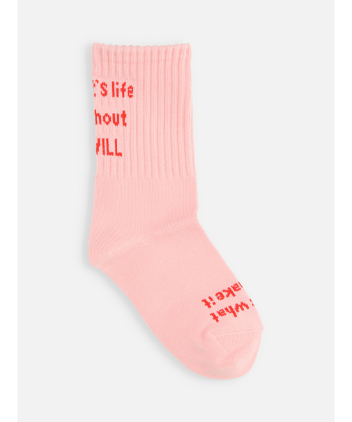 キッズ メッセージロゴソックス19～21cm