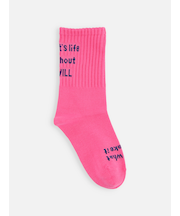 キッズ メッセージロゴソックス19～21cm