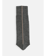 毛混バックシームソックス(25.0~27.0cm)
