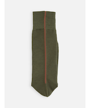 毛混バックシームソックス(25.0～27.0cm)