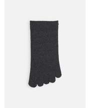 【絹肌Labo】絹紬糸五本指引き揃えショートソックス