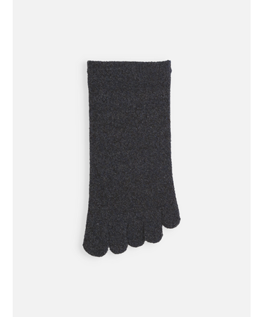 【絹肌Labo】絹紬糸五本指引き揃えショートソックス