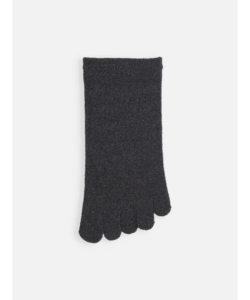 【絹肌Labo】絹紬糸五本指引き揃えショートソックス