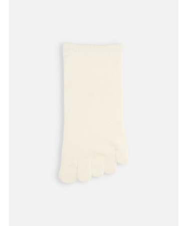 【絹肌Labo】絹紬糸五本指引き揃えショートソックス