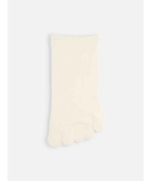 【絹肌Labo】絹紬糸五本指引き揃えショートソックス