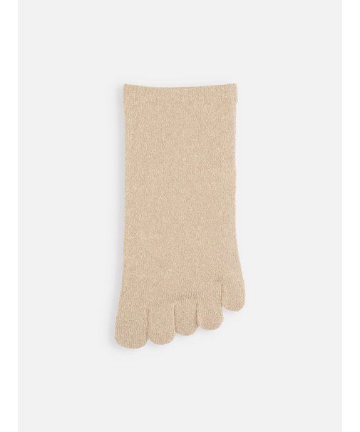 【絹肌Labo】絹紬糸五本指引き揃えショートソックス