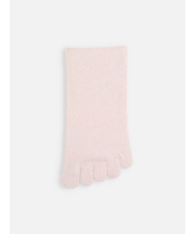 【絹肌Labo】絹紬糸五本指引き揃えショートソックス