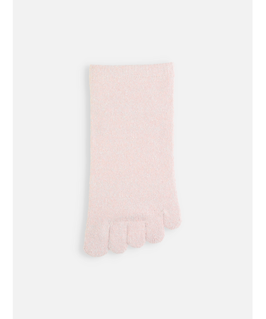 【絹肌Labo】絹紬糸五本指引き揃えショートソックス