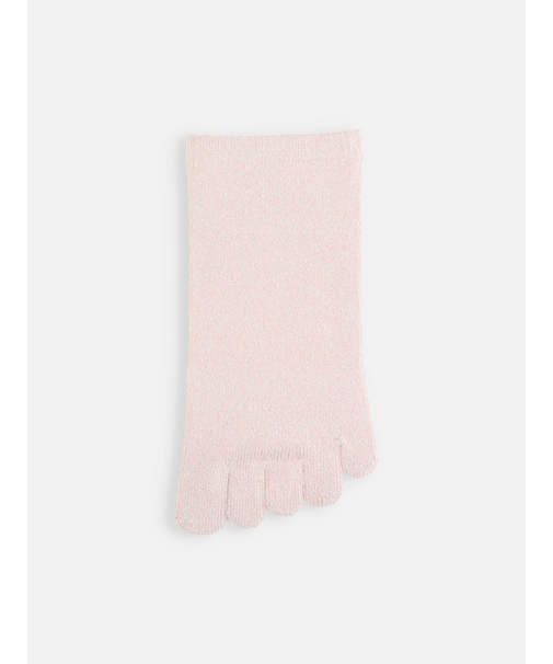 【絹肌Labo】絹紬糸五本指引き揃えショートソックス