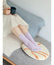 【絹肌Labo】絹紬糸五本指引き揃えソックス