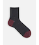 【Tabio MEN】 WOOLネップ２面切替ショートソックス