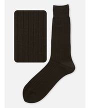 【Tabio MEN】綿100％リブレギュラーソックス 25cm
