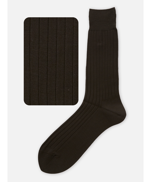 【Tabio MEN】綿100％リブレギュラーソックス 25cm