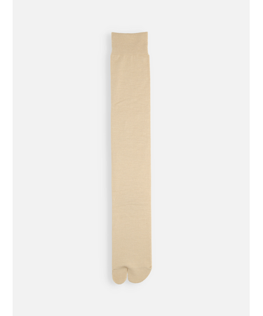 毛混足袋ハイソックス