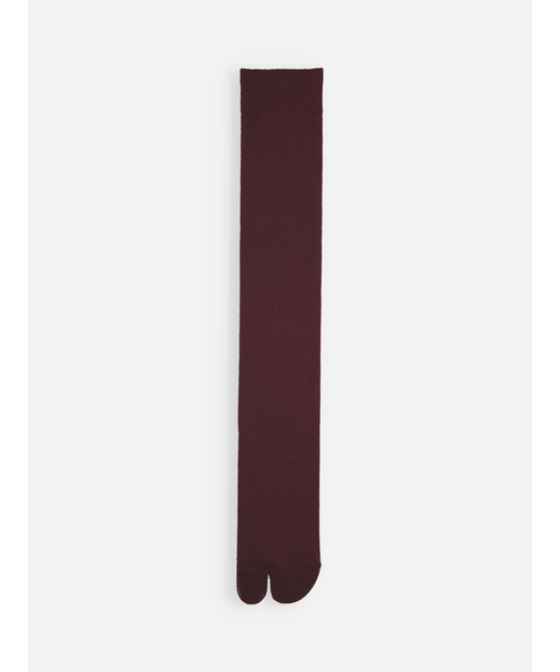 毛混足袋ハイソックス