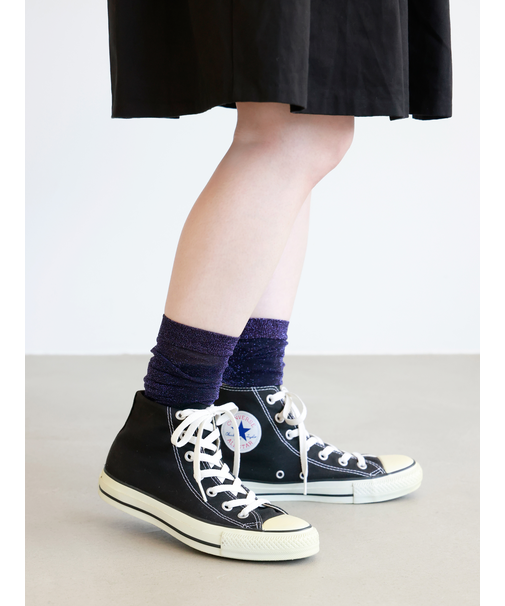 透けラメハイソックス