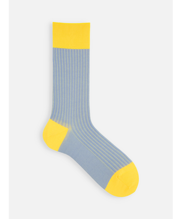 【Tabio MEN】JQストライプ柄レギュラーソックス