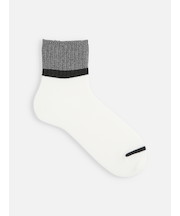 【Tabio MEN】メランジカラーブロックショートソックス