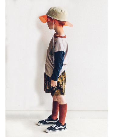 キッズ コットンリブハイソックス16～18cm