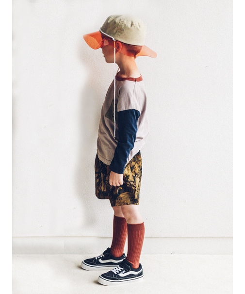 キッズ コットンリブハイソックス16～18cm