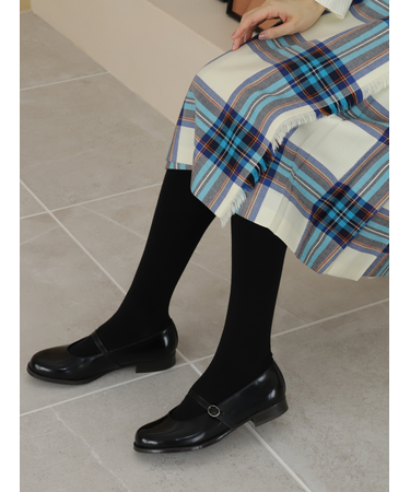 無地ハイソックス