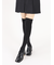 無地ニーハイソックス