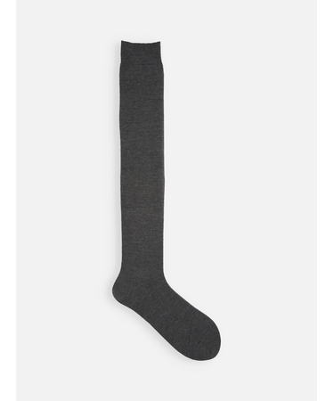 無地ニーハイソックス