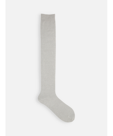 無地ニーハイソックス