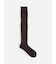 無地ニーハイソックス