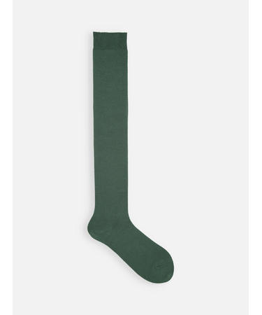 無地ニーハイソックス