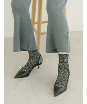 花と実フロートショートソックス