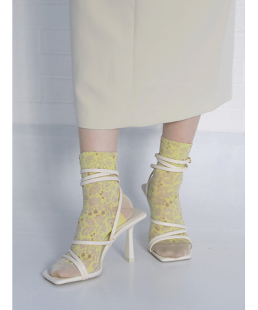 花と実フロートショートソックス