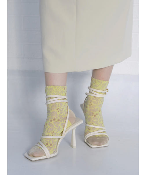 花と実フロートショートソックス