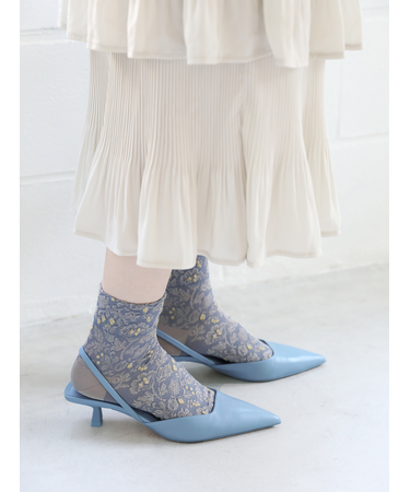 花と実フロートショートソックス