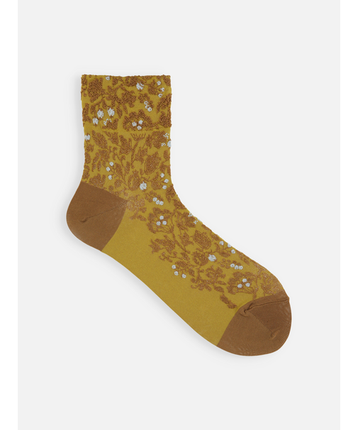 花と実フロートショートソックス