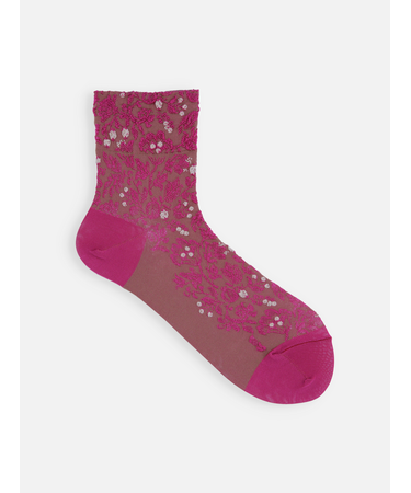 花と実フロートショートソックス